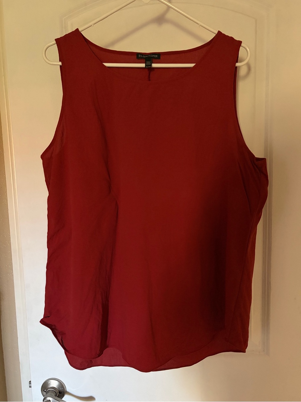 Eileen Fisher Silk Sleeveless Tank Top